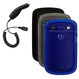 Cbus Wireless Three Matte Finish Flex-Gel Cases / Skins / Covers (Black, Sm ....