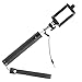 Selfie Stick by Schronic8482; With Premium Leather Strap, Ultra Compact 3-in-1 Built In Shutter, Battery Free Extendable Monopod for iPhone 6 / iPhone 6 Plus iPhone 5s 5c 4s 4, Samsung Galaxy S6/S6 Edge/S5/S4/ Note 5/4/3, LG G4 G3