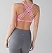 Lululemon Free To Be Wild Strappy Sports Bra Pink Shell