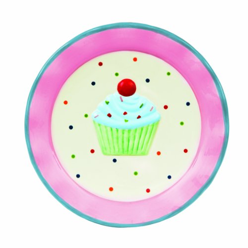 Premier Housewares Piatto da dessert da 20 cm con cupcake Premier Housewares Piatto da dessert da 20 cm con cupcake