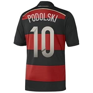 Adidas PODOLSKI #10 Germany Away Jersey World Cup 2014 (S)