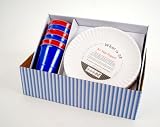 All American Picnic Set with Ant Plates and Cups (set of 6)