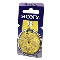 Sony Pr10-D6A PR10 Zinc Air Battery Dial Multipack (6-Pk)