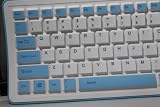 Foldable/flexible Silicone Full Keyboard Spill Resistant Great Key Response, Light Blue