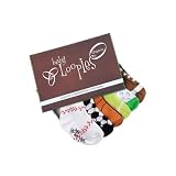 Organic Cotton Lil' Jock Sporty Baby Socks, 6 Pairs (non-skid)