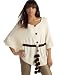 Apple Bottoms Knit Poncho Top with Tassels