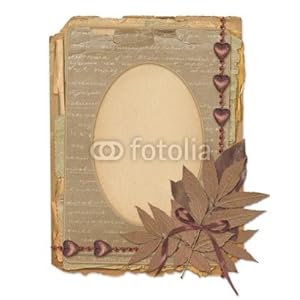 Wallmonkeys Peel and Stick Wall Decals - Grunge Frame for Old Portrait or Picture with Hearts and Jewel - Removable Graphic Wallmonkeys Peel and Stick Wall Decals - Grunge Frame for Old Portrait or Picture with Hearts and Jewel - Removable Graphic