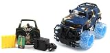 BIG SIZE RECHARGEABLE Electric 1:16 Military Armor Toyota FJ Cruiser RTR RC Truck w/ Light Up Wheels (COLORS MAY VARY) Remote Control Monster Truck!