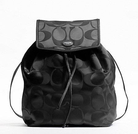 black coach backpacks