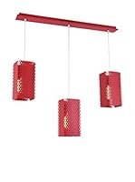 Light&Design Lámpara De Suspensión Aras Rojo