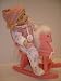 14 Porcelain Doll, Elisse on a Wooden Rocking Horse