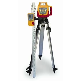 PLS Laser PLS-60548 PLS HVR 505R Mid Range Rotary Laser Kit, Yellow/Red