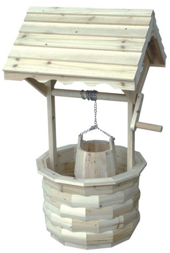 Wood Wishing Well