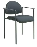 Boss Diamond Stacking Chair Black