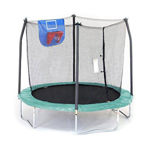 Skywalker trampolines jump n  dunk trampoline with safe…