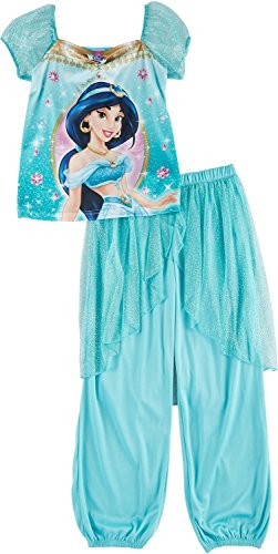 Disney Little Girls' Princess Jasmine Pajamas, Sizes 2T-8