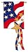 Stars and Stripes Adorned Patriotic Flag