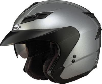 G-Max GM67 Open Face Helmet, Titanium, Size: 2XL, Primary Color: Silver, Helmet Category: Street, Helmet Type: Open-face Helmets 3670478 On Sale