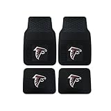 A Set of 4 NFL Universal Fit Front and Rear All-Weather Floor Mats - Atlanta Falcons by Fan Mats