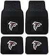 A Set of 4 NFL Universal Fit Front and Rear All-Weather Floor Mats - Atlanta Falcons