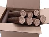 20kg Probierset Buchenholz rund Holz-Briketts im 20kg Karton # für Kamin, Ofen, Herd, Grill oder Lagerfeuer # Buchenbriketts