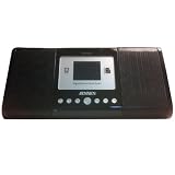 JCR-650 Digital Photo Frame FM Stereo Tri-Alarm Clock Radio with Digital Audio Player