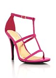 Strappy Single Sole Reptile Heels