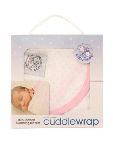 Baby Sense - BSCUDPNK - Couverture d'emmaillotage Cuddlewrap - Rose