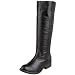Steve Madden Women's Tostido Riding Boot,Black Leather,8 M US