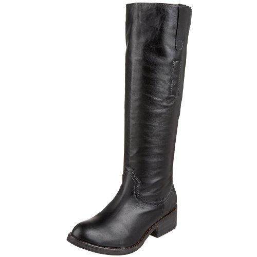Steve Madden Women's Tostido Riding Boot,Black Leather,6.5 M US Steve Madden Women's Tostido Riding Boot,Black Leather,6.5 M US