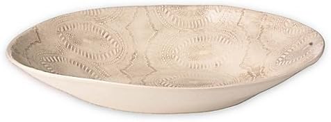 Wonki Ware Large Oval Server in Smoke Nbedelle