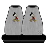 Vintage Mickey Mouse Car Bucket Seat Covers - One Pair