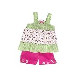 b.t. kids Green Eyelet Capri Set GRN 18 Mo by b.t. kids