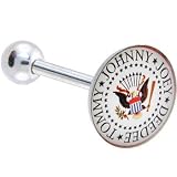 Officially Licensed Ramones Seal Barbell Tongue Ring