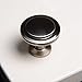 1-1/4 in. Satin Nickel Round Cabinet Knob 25-Pack