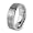 Polished Tungsten Carbide Band with Laser Cross Design (8.0 mm) - Size 8.0