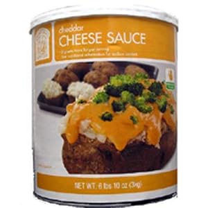 Bakers and Chefs Cheddar Cheese - 6.62 lb. can by Bakers & Chefs