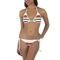 Bikini Love: Ashley Paige Knit Sunrise Designer Swimwear - Multicolor