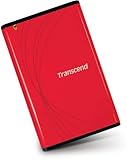 Transcend |[^uHDD StoreJet 2.5 ATA A~P[X Red TS0GSJ25R