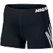 Nike Pro Cool Logo 3 Womens Training Compression Shorts (S, 010 Black/White)