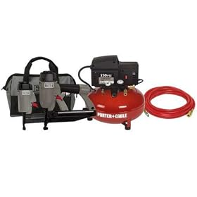 Buy Porter-Cable CFFN251N Two Nailer 2-1 2-Inch Finish and 1-1 4-Inch Brad and Compressor... by Porter-Cable