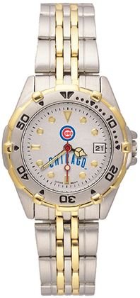 Chicago Cubs MLB All Star Watch with Stainless Steel Band - Women's