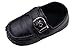 Femizee Baby Boys Girls Breathable Soft Sole Slip on Crib Shoes(Newborn/First Walker/Infant Baby),Black 6-12 Months