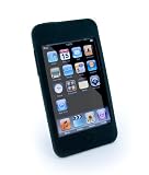 Tuff-Luv Slim&Lite Silicone skin case cover with armband & topcoat screen protection pack for (Ipod Touch 2nd Gen 8GB/16GB/32GB) - (Black)