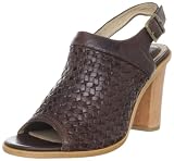 FRYE Women's Sofia Woven Sling Sandal,Dark Brown,7 M US