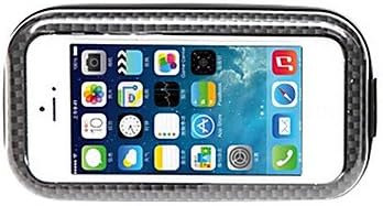 CONIFER Black Small Size ABS Bicycle Frame Bag with 4.0-4.5 Inch PVS Touchable Mobile Phone Bag