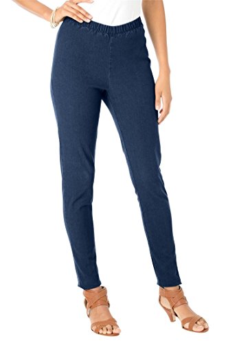 Roamans Women's Plus Size Tall Stretch Straight Leg Leggings