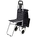Maxam 2-Compartment Trolley Bag with Folding Chair