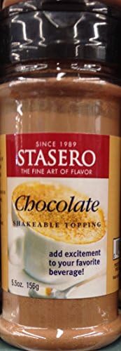 Stasero CHOCOLATE Shakeable Topping 5.5oz (6 Pack)