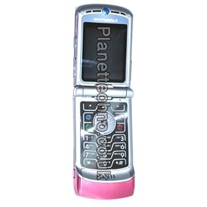 Motorola RAZR V3 Unlocked Phone with Camera and Video Player–International Version with No Warranty (STAIN PINK)
